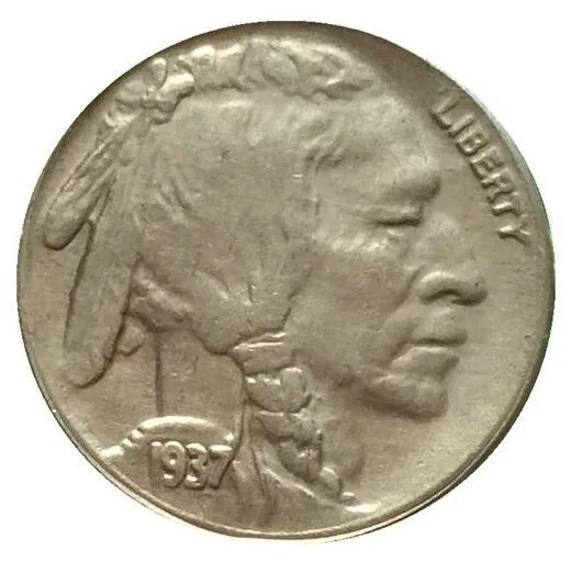 1937-D BUFFALO NICKEL COIN COPY FREE SHIPPING