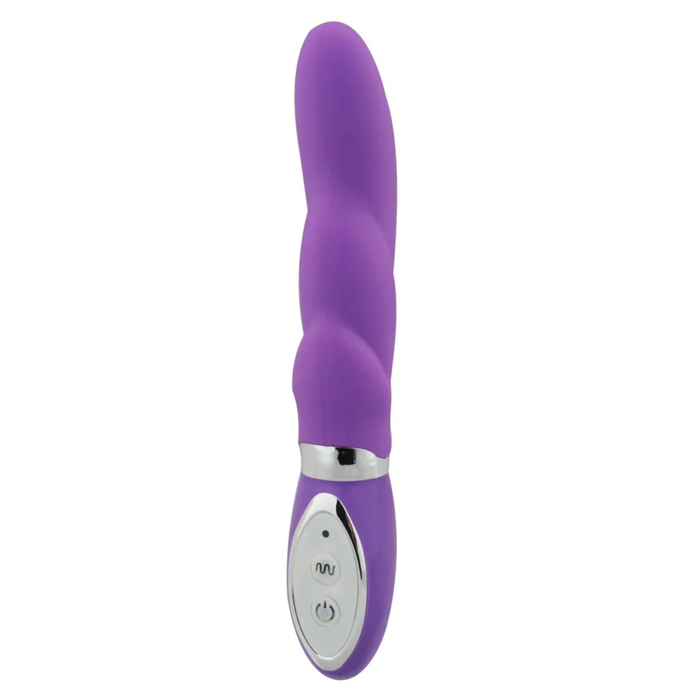 Female Sex Toys 10Frequency Vibrating Silent Waterproof GSpot Stimulation Silica Gel Masturbation Vibrator in Purple Color7698849