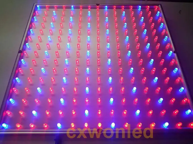 whole 220 LED Blue Red Indoor Garden Hydroponic Plant Grow Light Panel 14 Watt Hanging Kit DHL UPS 2068318