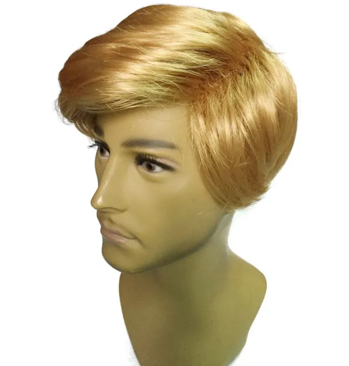 Simuler les cheveux drôle Donald Trump Perruque Costume Adulte Accessoire Billionaire Perruque Cheveux Candidat Fantaisie Pinces À Cheveux