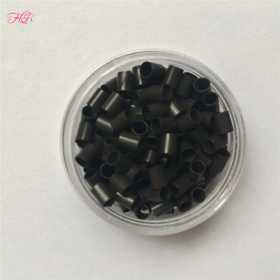 Micro-anneaux en cuivre à verrouillage facile, 1000 pièces, 322838 mini-verrous droits, tube en cuivre, micro-perles pour appliquer les cheveux i-tip 4785427