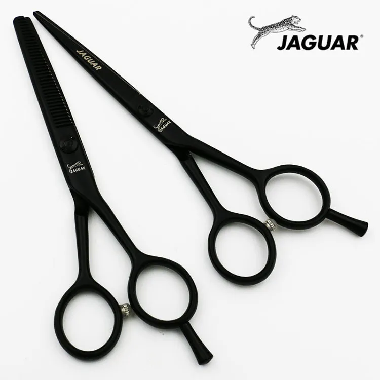 5.5 POLEGADA Preto Profissional Barbeiro Tesoura, Tesoura De Corte, tesoura de cabelo com o caso Frete Grátis