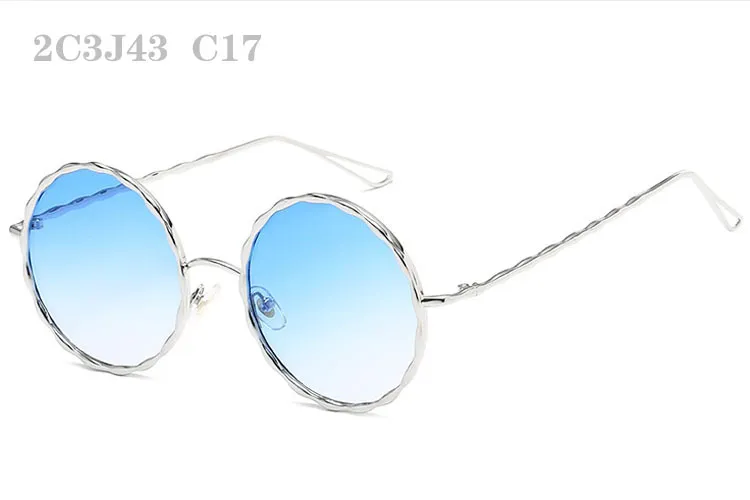 남성 여성을위한 선글라스 명품 남성 빈티지 선글라스 숙녀 패션 선글라스 거울 선글라스 2018 라운드 디자이너 선글라스 2C3J43