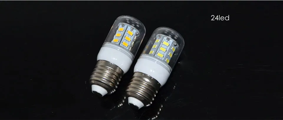 SMD5730 E27 GU10 B22 E14 G9 LED مصباح 7 واط 12 واط 15 واط 18 واط 220 فولت 110 فولت 360 زاوية SMD LED لمبة ذرة ضوء 24LED