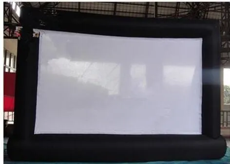 Yüksek kaliteli reklam dev açık sinema üfleyici ile şişme ekran