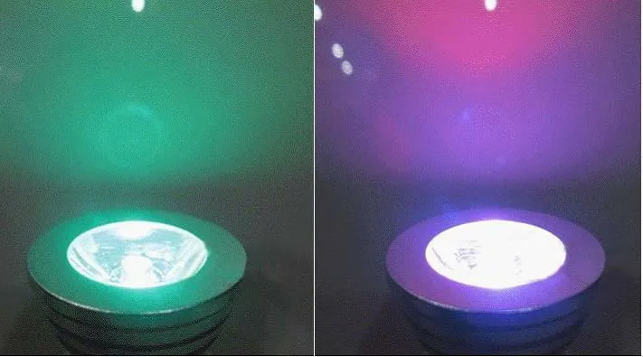 RGB Milti Color LED Spotlight Bombillas 3W E27 E14 GU10 GU53 Basbelysning Spot Lights AC 85265V med fjärrkontroll 7892348