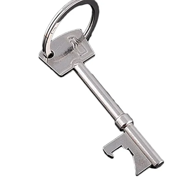 Portable Klucz Klawiaturowy Otwieracz Pierścień Keyring Chain Piwne Otwieracze Soda Bronze Favors Favor Prezent Metal Bar