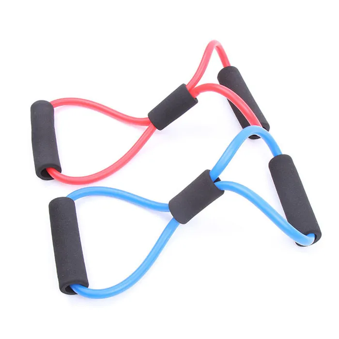 Nieuwe Aankomst Resistance Training Bands Tube Workout Oefening voor Yoga 8 Type Fashion Body Building Fitness Equipment Tool