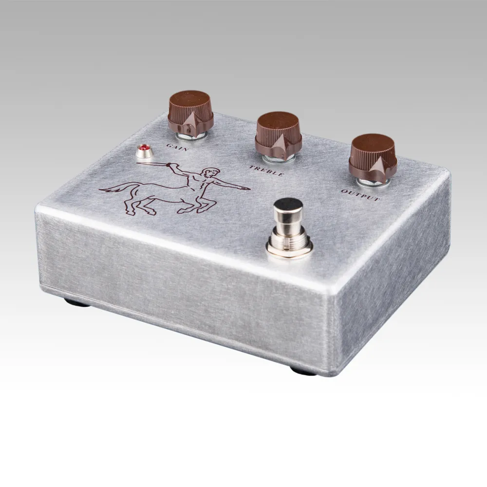 Ny Klon Centaur Aluminium Color Overdrive Booster Stomp Box Pedal! Helt nytt skick!