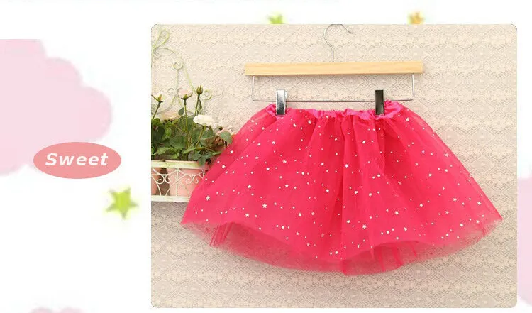 Neue Mädchen Glitzer Ballett Dancewear Tutu Rock Mädchen Bling Pailletten Tüll Tutu Röcke Prinzessin Dressup Paillette Röcke Kostüm 12 Stück Menge