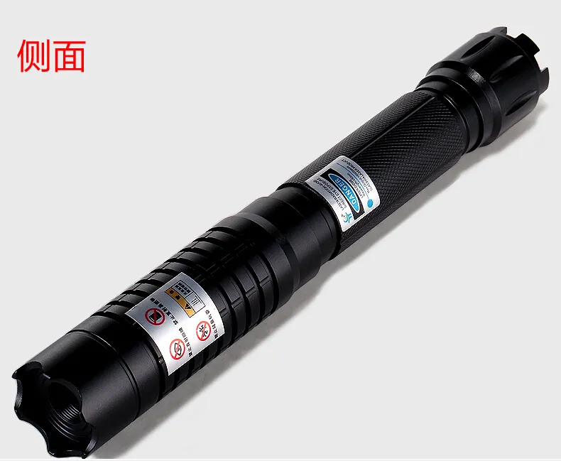 450nm haute puissance militaire 1000000 m bleu pointeurs laser lampe de poche LED stylo laser torche chasse + boîte cadeau + chargeur