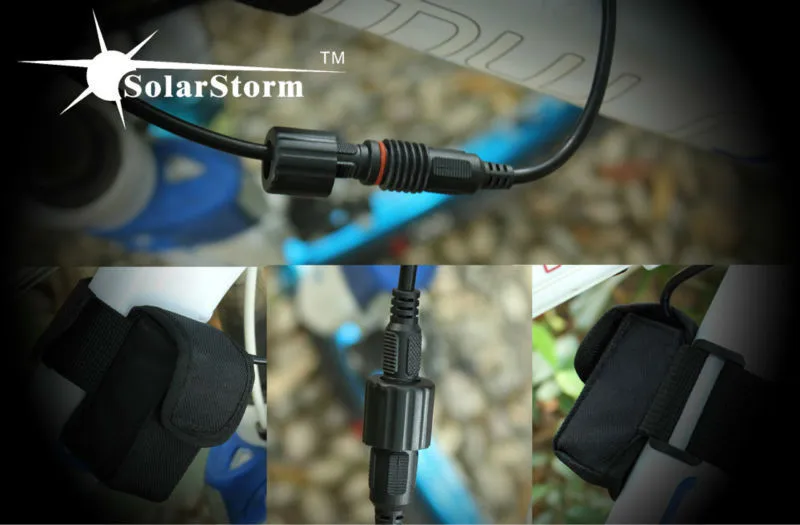 Solarstorm X2 5000Lm 2x CREE XM-L2 T6 LED Avant Vélo Vélo Lumière Phare Phare + Batterie + Chargeur