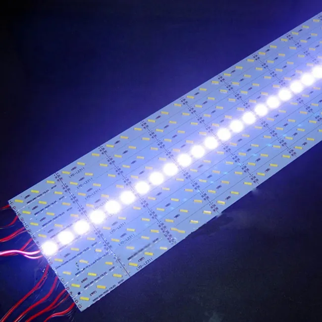 Open Hard Led Hard LED Strip 7020 SMD Cool Warm White Rigid Bar, 72 LEDs, Non ...