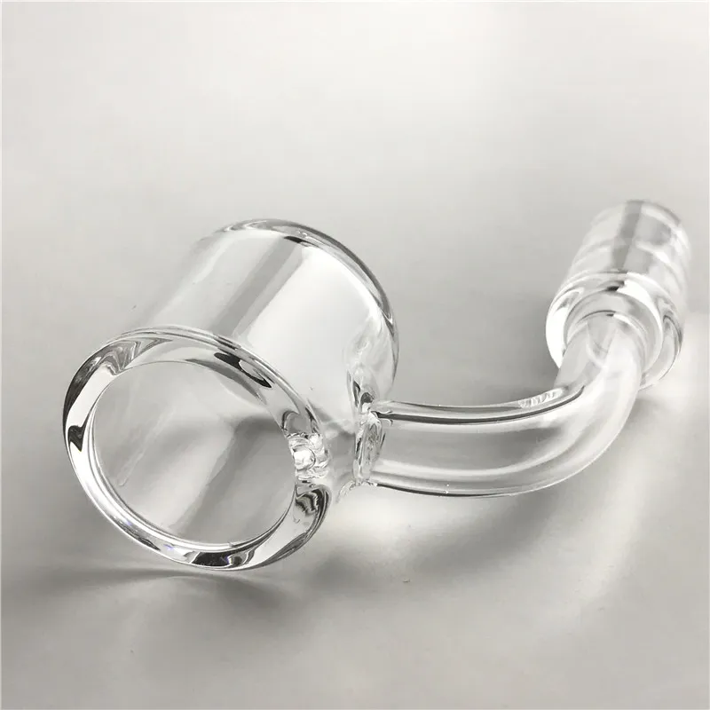 New 3mm Flat Top Quartz Banger with 25mm XL Thick Walls Bucket 10mm 14mm Male Female Quartz Domeless Nail for Glass Water Pipes