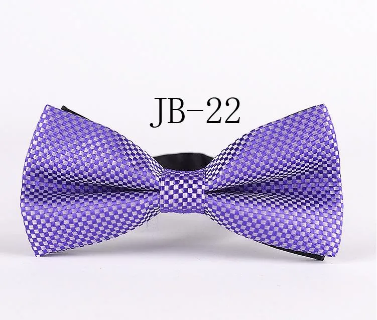 Unisex nek bowtie strik stropdas verstelbare bogen banden hoogwaardige metalen aanpassing gespen multi-style