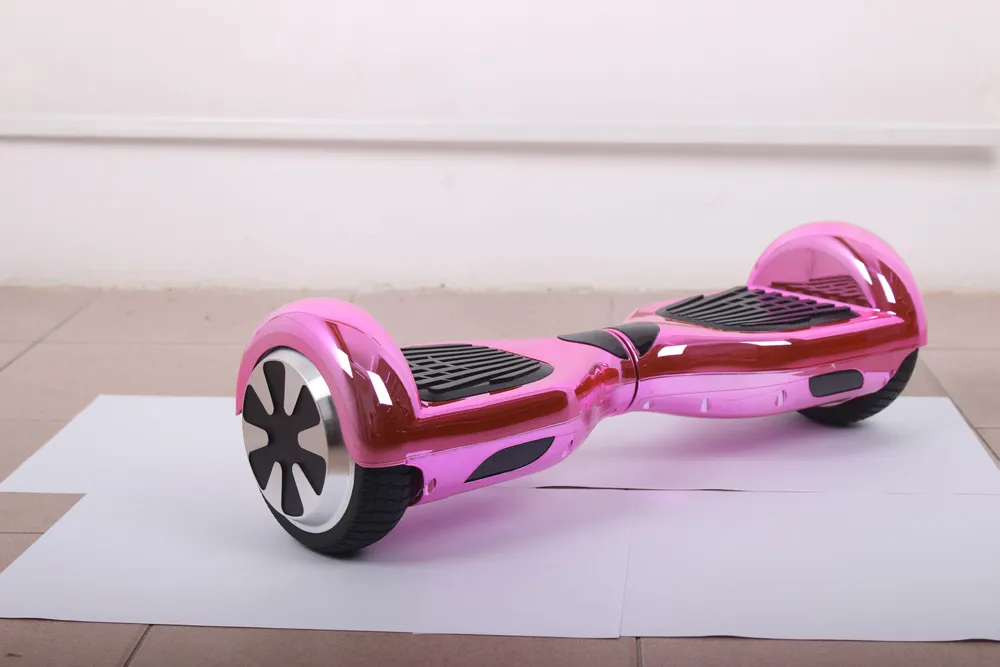 6.5 Inch Chrome Hoverboard Hoover Board Pink Sagway Hooverboard 2 Wheel