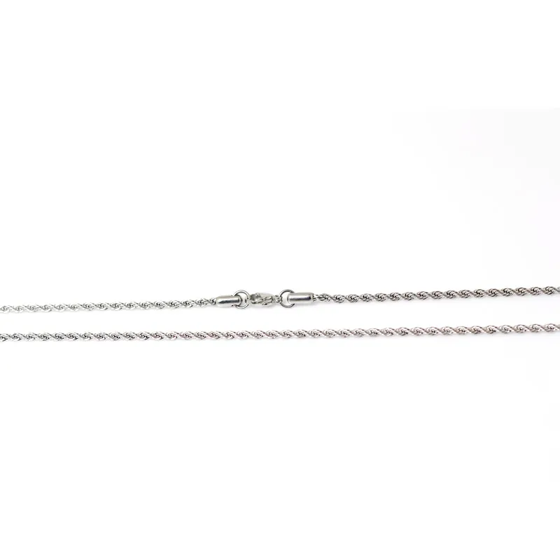 Beadsnice colar de aço inoxidável jóias moda corrente colar inteiro com fecho lagosta presente para mulher id 44522910