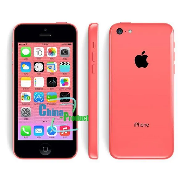 Original olåst iPhone 5C-mobiltelefoner 8GB 16GB 32GB Dual Core WCDMA + WiFi + GPS 8MP-kamera 4.0 