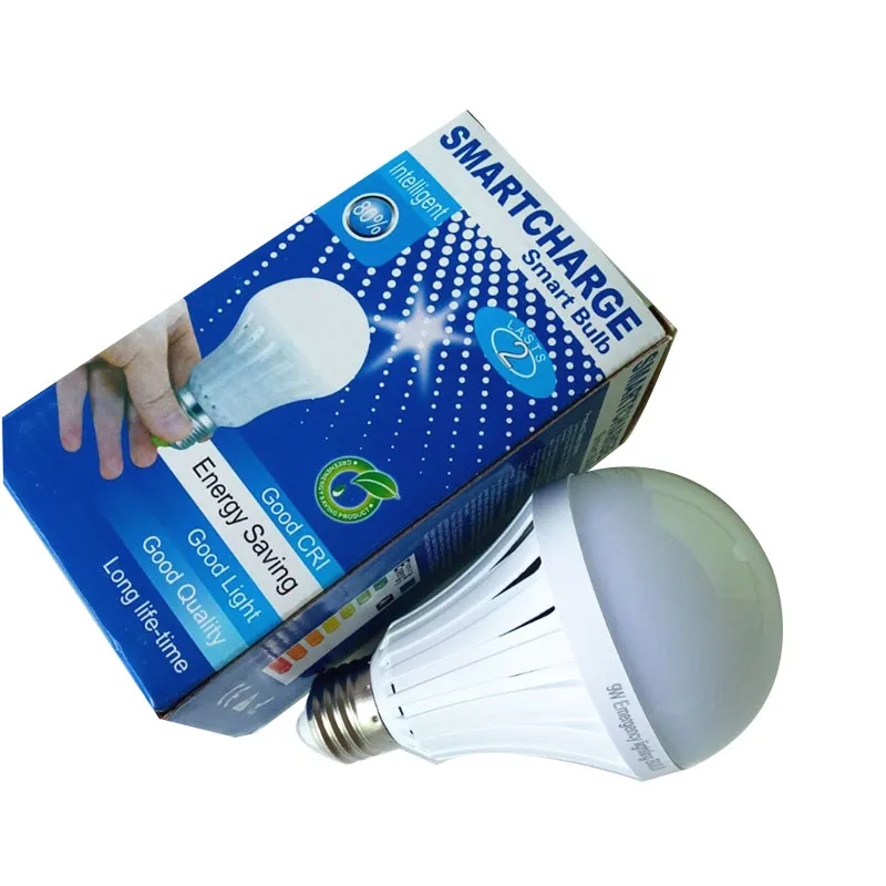 استخدام E27 LED المصابيح مصباح الطوارئ 5W 7W 9W 12W يدوي / تلقائي السيطرة 180 درجة الباعة الجائلين خفيفة تعمل 3-5 ساعات