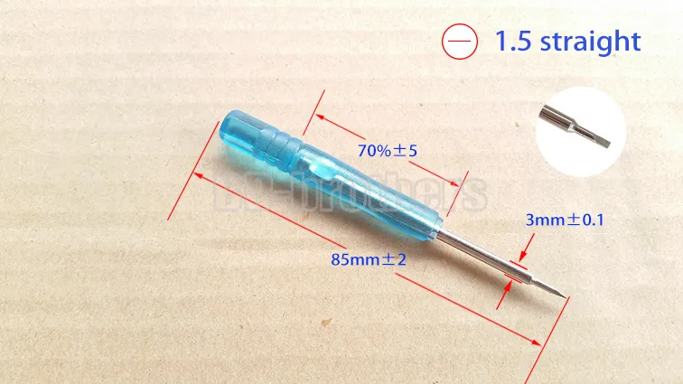 Хорошая qulity голубая отвертка 0,8 Pententobe /1.5,2.0 Phillips / 1.5 Инструменты прямых отверток для телефона Телефон Ремонт 1000 шт. / Лот.