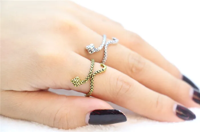 Cool Cluster Rings Unique Cluster Rings for Women Snake Shape Design 2016 Nuovo arrivo in vendita23