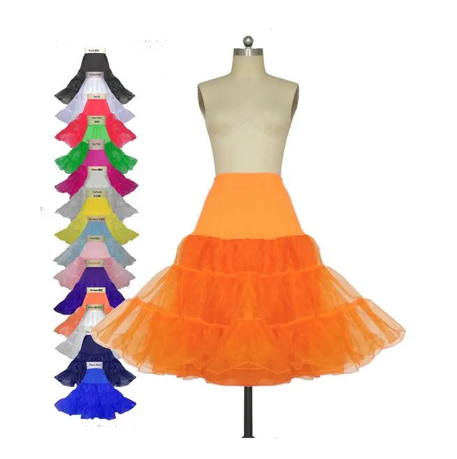 26 50s Retro Jupon Swing Vintage Jupon Fantaisie Net Jupe Jupon Swing Vintage Rockabilly Tutu Livraison Gratuite 3 Couches Pas Cher
