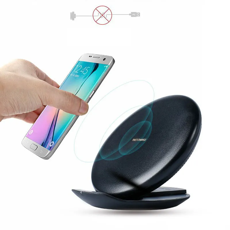 Para Samsung S8 de carga rápida QI Wireless Charging Pad Convertible Stand para iPhone x 8 Samsung Galaxy Note 8 S8 Plus S7 S69171686