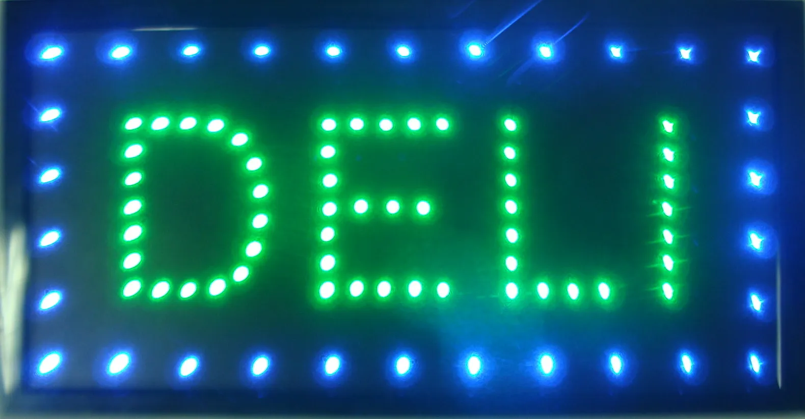 Anpassad LED Deli Neon Signs, för stationörens rum + hängande en kedja inomhus