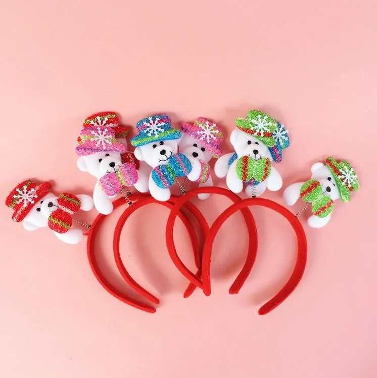 Christmas head hoop clasp hair band head band Christmas crafts head hoop party decoration CH01004