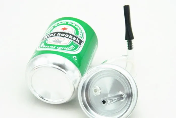 New Creative Cans Filter Pipe High 80MM Silver Coke Cans Pipe à fumer