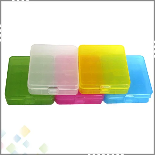 4*18650 Battery Carrying Box Plastic Portable Case Box Safety Holder Storage Container fit 4*18650 or 8*18350 CR123A 16340 Battery DHL Free