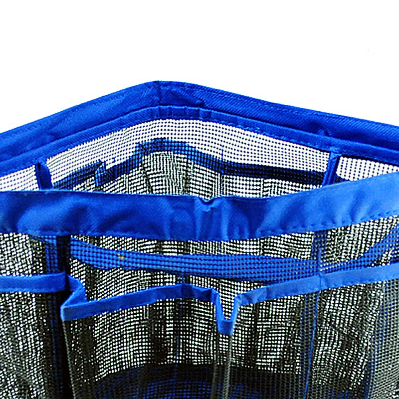 Accessoires de salle de bain sac de rangement en maille sac de rangement sac de rangement gaze huit étuis sacs de lavage en tissu Oxford
