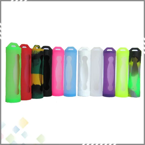 18650 Battery Cover Silicone Protective Cover Case Colorful Soft Rubber Skin Protector for 18650 Battery DHL Free