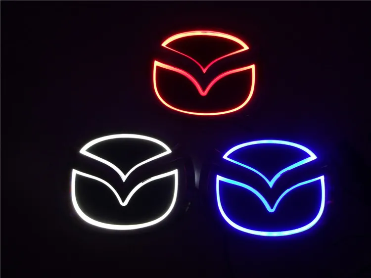 Mazda 2 Mazda 3 6 8 Mazda CX7 New 5D Auto Standard Badge Logo Lame Special Modified Car Logo LED Light 10CM8CM120CM955C2381504