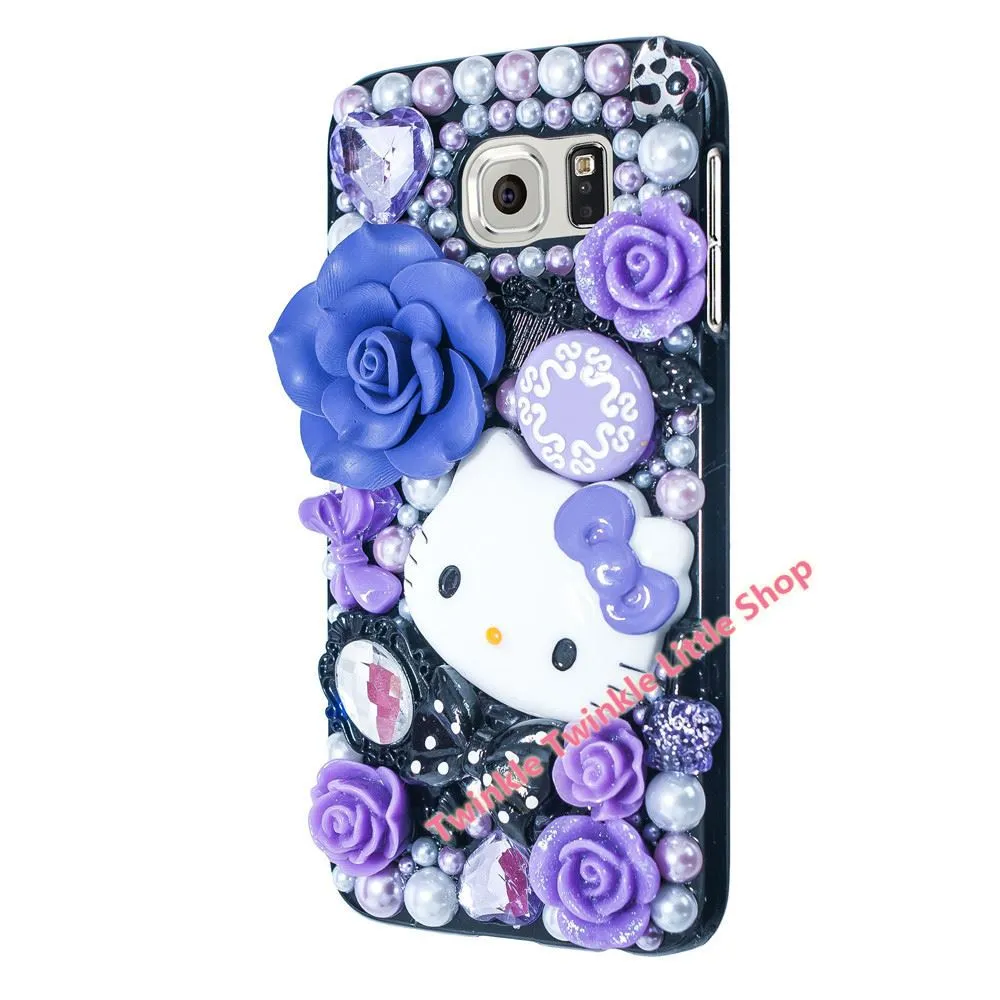 New Hot Cute  S6 edge Case Crystal Case For Samsung Galaxy S6 edge Phone Cases Accessories Protector Galaxy S6 edge 4