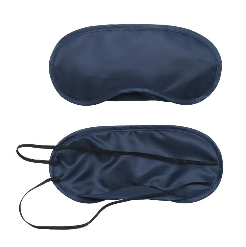 Resa slappna av öga sovmask satin blindfold mjuka ögonskugga nap omslag blindfold sovande mjukt ögonmask skugga täcke