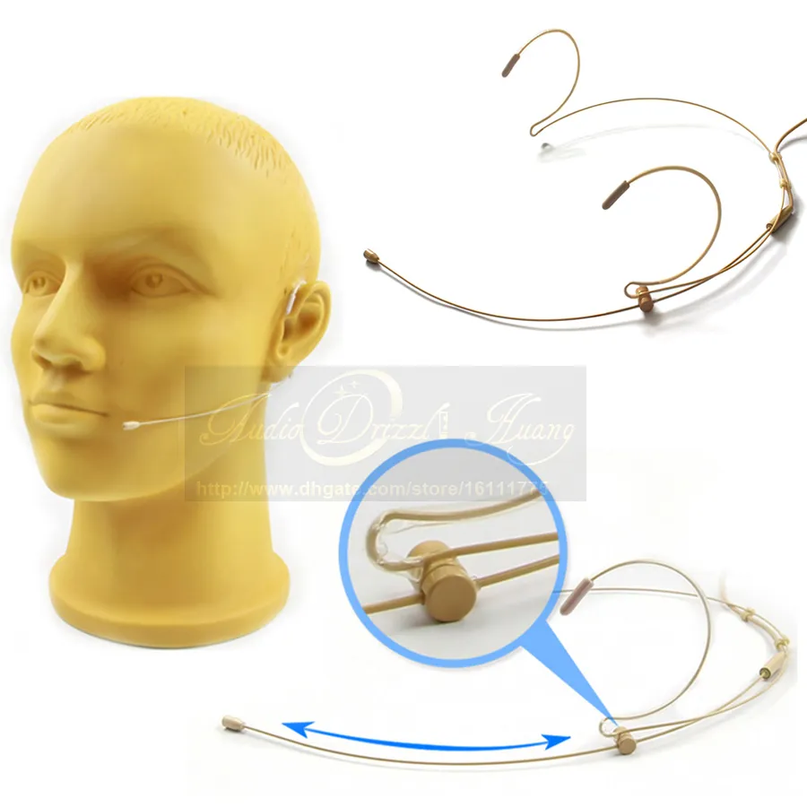 Цвет кожи mini xlr TA4F 4 -контактный разъем Headpor Hearset Hearset Microphone Warse для беспроводного тела передатчика9470053