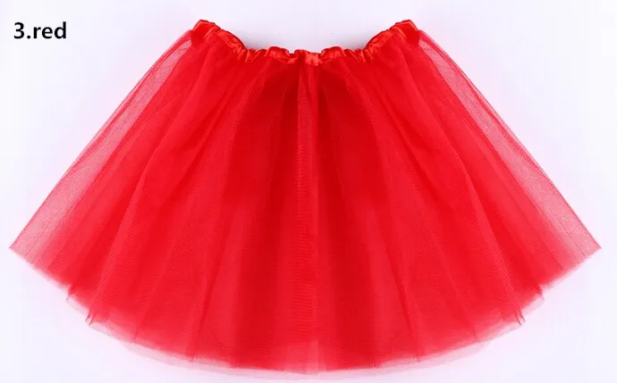 14 kleuren top kwaliteit candy kleur kinderen tutu rok dans jurken zachte tutu jurk ballet rok 3 lagen kinderen pettiskirt kleding 10 stuks veel