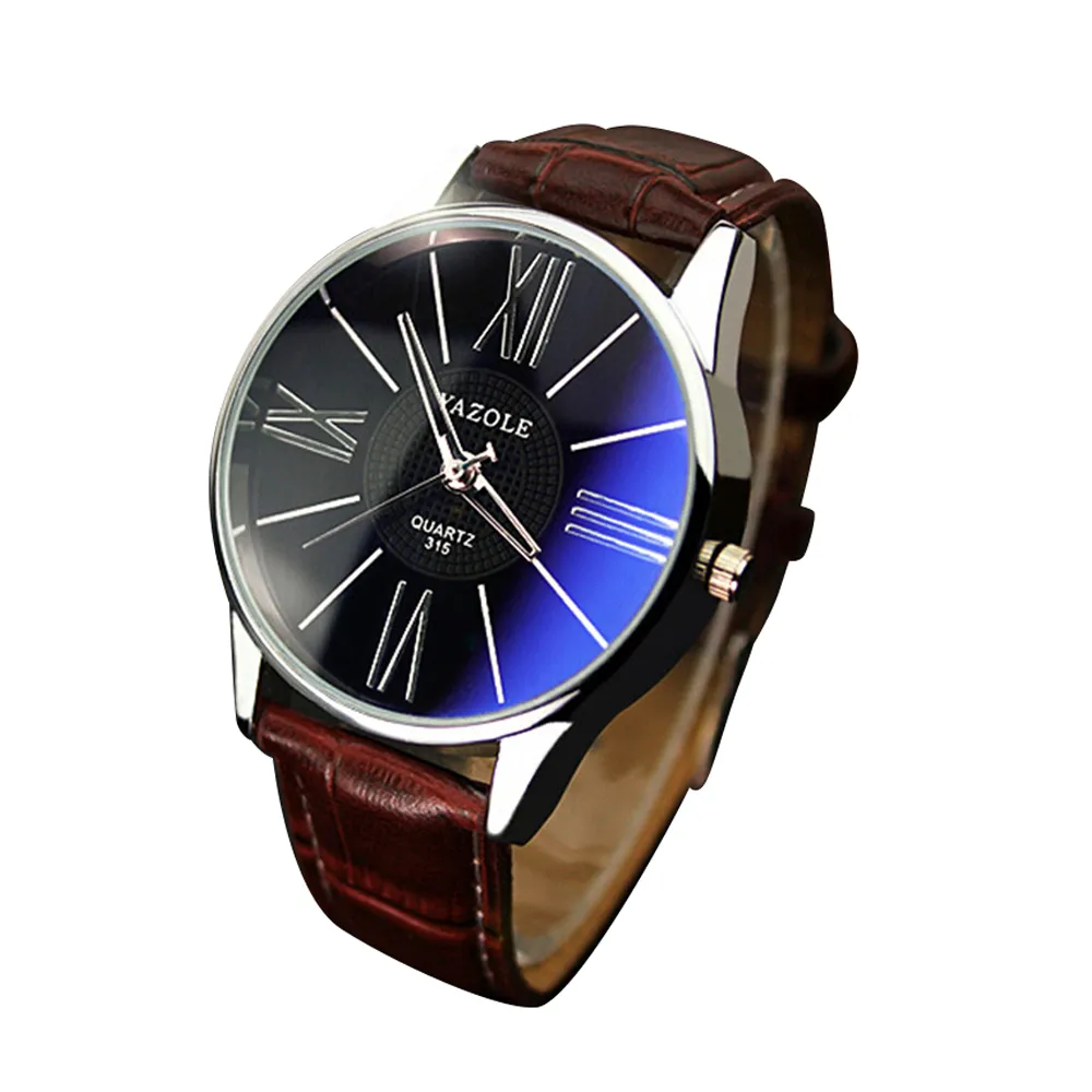 Analog Elegant Mens Watch For Business Men Fashion Style Quartz Military Slim Wrist Watch Quartz