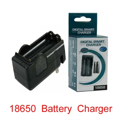 Dual AC 18650 Batteri Rechargable Laddare Dubbel Typ US Plug Laddare för 18650 Li-Ion 3.6V 3.7V batteri med detaljhandel