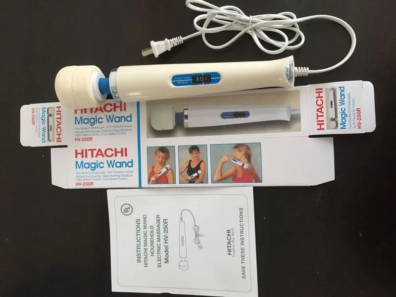 DHL 250R HITACHI Zauberstab-Massagegerät, Super-Vibrationsmassage, Vibrator, Ganzkörpermassagegerät, 110V-250V-Vibrationsmassagegerät, freies Schiff 10 Stück