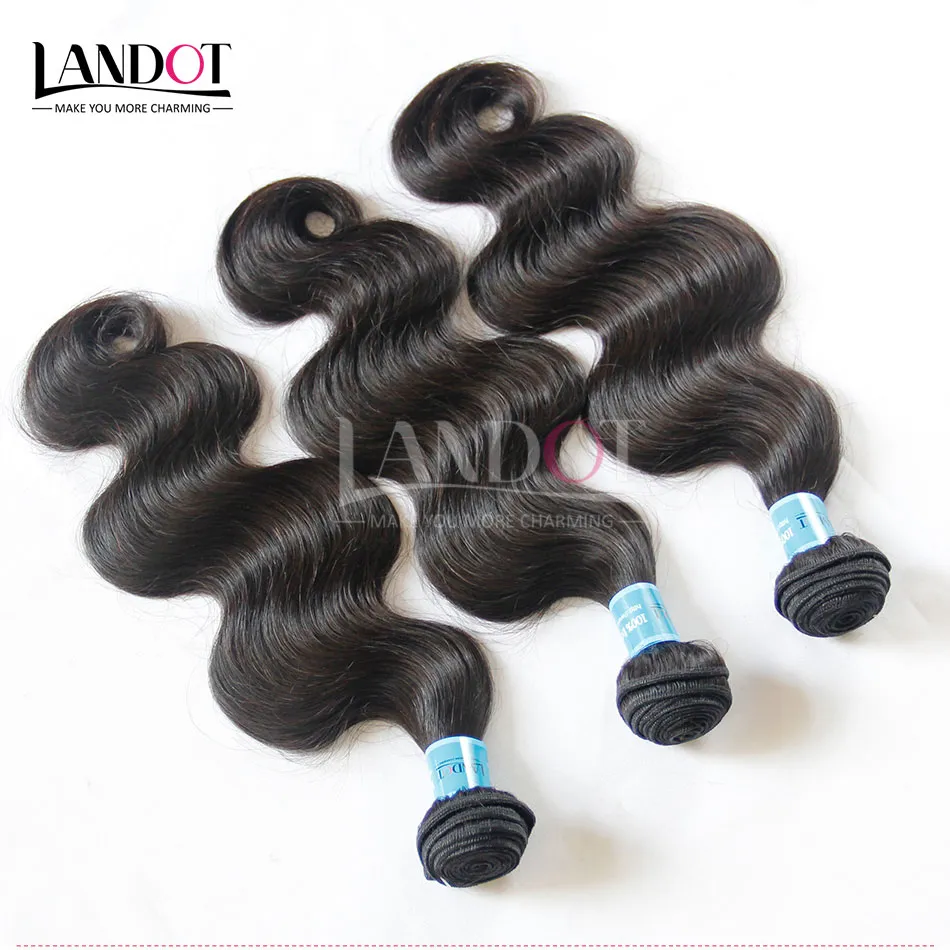 Obehandlat 9a Indian Body Wave Virgin Human Hair Weave Bundlar 4 st Naturfärg Färgfärgbar Mjuk Tjock Tangle Gratis Indiska Hårförlängningar