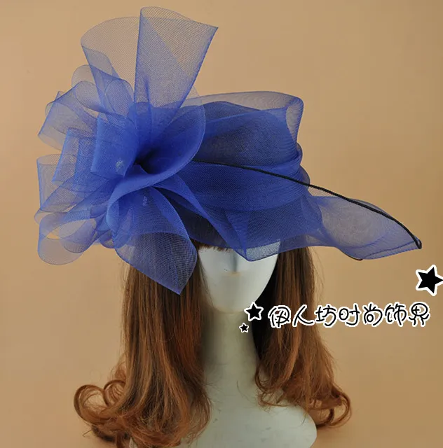 DHgate Retro Floral Crystal Bridal Hats Exaggerated Occasion Headpieces Wedding Party Events
