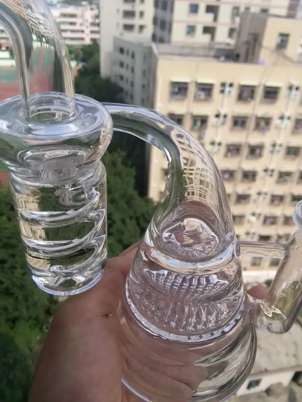 bong inebriante bong in vetro tubi dell'acqua riciclatore bong in vetro 14mm ciotole in vetro con giunzione maschio tubi in vetro bong