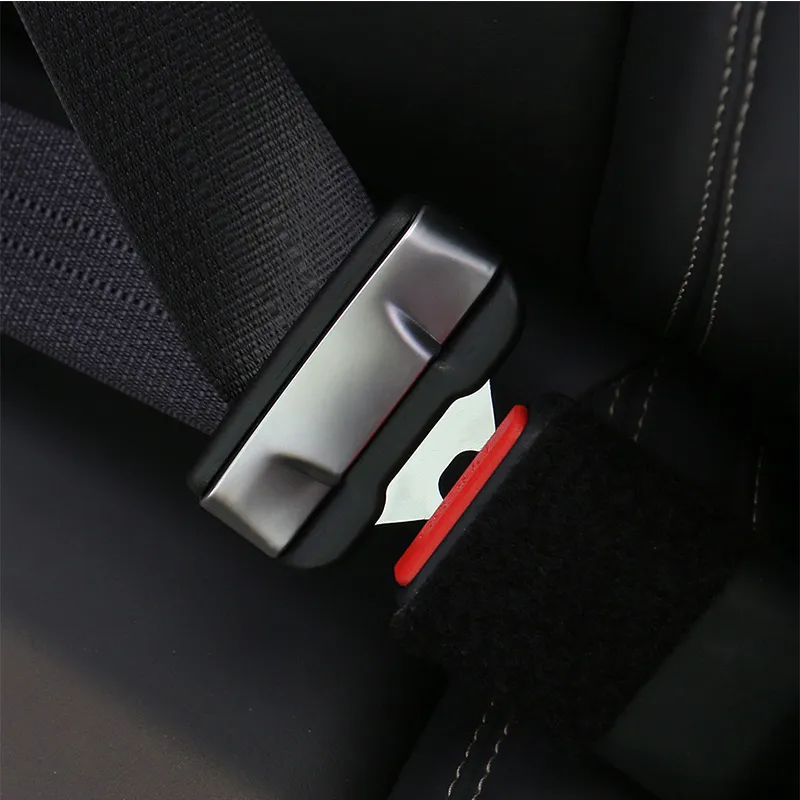 Seat Belt Socket Decorative Sheet Decoration Covers Fit For Ford F150 2015-2016 Car Interior Accessories ABS