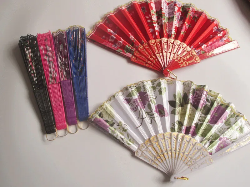 Bruiloft dames hand fans reclame en promotionele vouwfans 7 