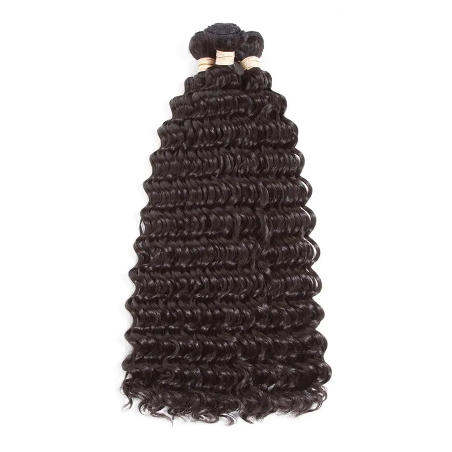 Peruano Onda Profunda Do Cabelo Weave 3 Pacotes Remy Extensões de Cabelo Humano 10-30 Polegadas Misturar Comprimento Disponível Suave Onda Profunda Encaracolado Preço de Fábrica