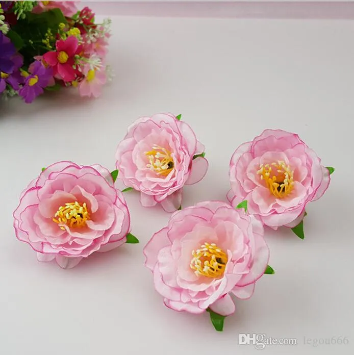  Rose small flowers simulation tea rose wrist corsage flowers silk flower bridal wreath making FZH050