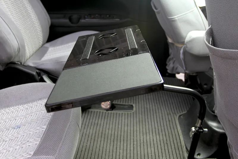 Adjustable Folding Car Laptop Stand Desk Tray Portable Notebook Computer Table for 2024 Macbook