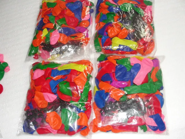 1000 balloons & 1000pcs rubbers refill for water Bunch Balloons Supplementary package Magic balloons Accessories water balloon